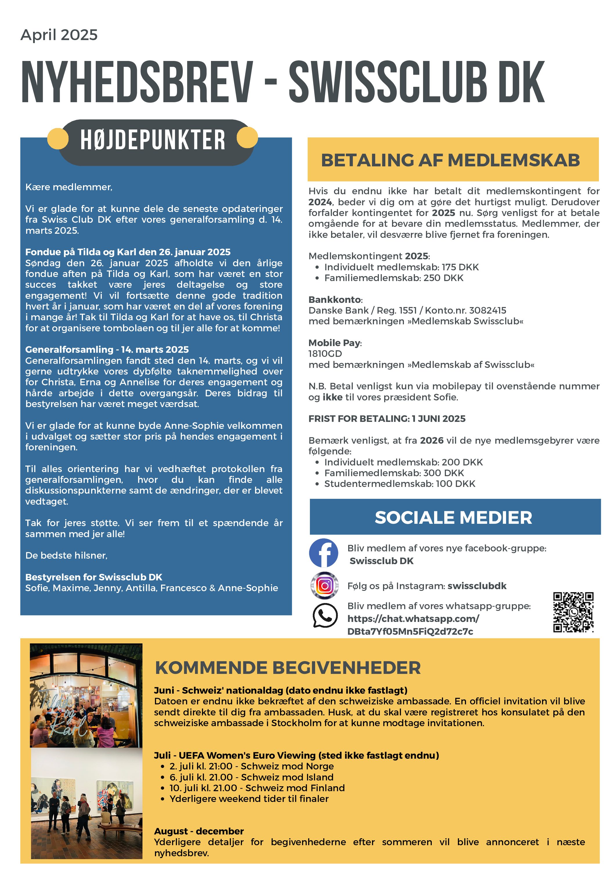 Newsletter April 2025